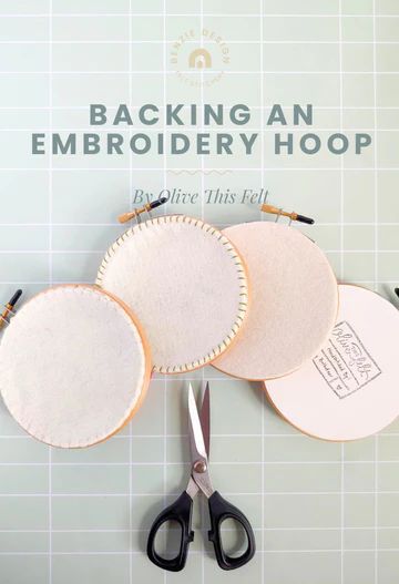 Tutorials – Page 5 – Benzie Design Finishing Embroidery Hoop, Finishing Embroidery, Embroidery Hoop Crafts, Plastic Rings, Cross Stitch Hoop, Embroidery Hoop Wall, Embroidery Hoop Wall Art, Embroidery Wall Art, Hoop Projects