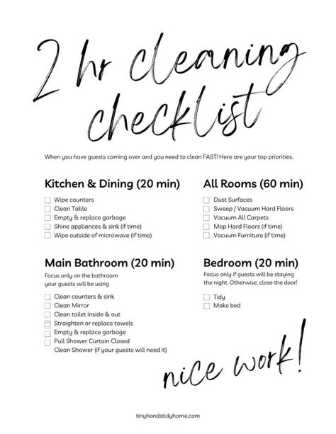 How To Clean Your House in 2 Hours or Less! (5 Easy Tips From a Procrastinator) Cleaning Entire House In One Day, 2 Hour Cleaning Checklist, Clean Your House In 2 Hours, Clean Whole House In 2 Hours, Clean House In 2 Hours, Clean Whole House In A Day, How To Clean House Quickly, Whole House Cleaning In One Day, Clean House In One Hour