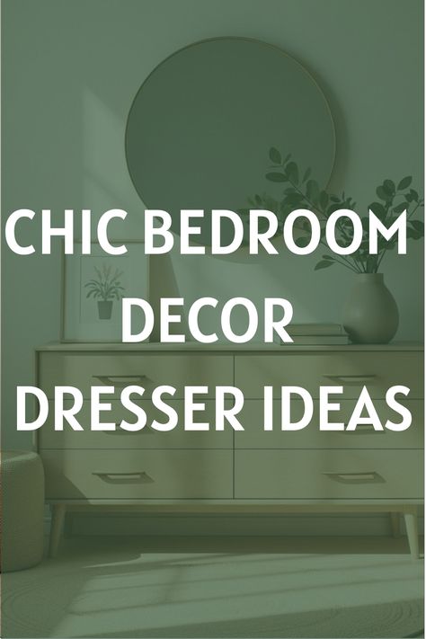 Chic Bedroom Decor Dresser Ideas Tv Over Dresser In Bedroom Decor, Styling A Dresser Top Master Bedrooms, Styling A Dresser Top, How To Style A Dresser Top, Bedroom Decor Dresser, Style A Dresser Top, Bedroom Dresser Decor Ideas, How To Style A Dresser, Style A Dresser