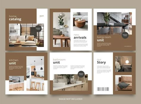 Interior Design Presentation Boards, Living Room Units, Instagram Grid Design, Word Template Design, Home Decor Catalogs, Social Media Branding Design, Interior Design Presentation, Interior Design Sketches, Powerpoint Presentation Design