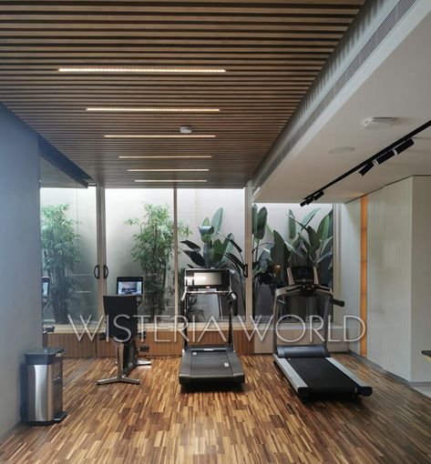 We design the perfect training experience at the comfort of your own home. ⁣⁣
Our team designed and executed a gym area in a private residence inspired by a resort gym style meets all the needs and desires of our athletic fit client. So comfortable and accessible to an outdoor terrace and a small inner garden. |Wisteria Design Department⁣⁣
🏡: TSD Prince Turky Al Saud ⁣⁣
📍: Al Mather- Riyadh- KSA Terrace Gym Ideas, Gym Area In Home, Terrace Gym, Attic Gym, Garden Wisteria, Outdoor Home Gym, Wisteria Design, Inner Garden, Luxury Ceiling Design