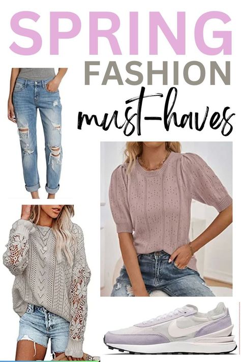 Spring outfits and fashion trends for spring 2023 2023 Spring Fashion Trends, Cute Spring Dresses, Recovery Clothes, Outfits For Spring, Spring Jeans, Spring Trends Outfits, Post Partum Outfits, Women Shirt Top, Cute Spring Outfits