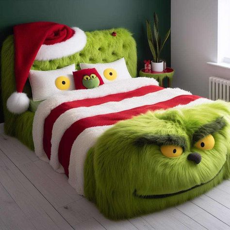 Funny Beds, Grinch Bedroom, Cave Hideout, Bed Humor, Weird Beds, Crazy Furniture, Amazing Bedroom Designs, Bed For Kids, Fantasy Furniture