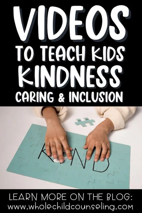 Teaching Inclusion Activities, Prek Kindness Activities, Inclusion Week Activities, Inclusive Classroom Ideas, Inclusion Activities For Kids, Inclusion Preschool, Inclusion Activities, Empathy Lessons, Kindness Videos