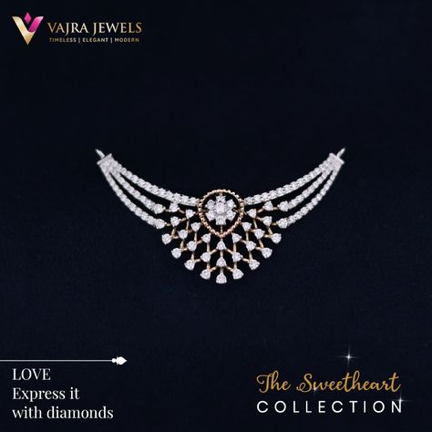 Express your love for your #Sweetheart with a gift of sparkle! Give her the gift of real diamonds from #VajraJewels’ #SweetHeartCollection. Tanmaniya Design Diamonds, Tanmaniya Design, Real Diamond Mangalsutra Designs, Real Diamond Mangalsutra, Gold Lockets, Mangalsutra Pendant, Ruby Necklace Designs, Mangal Sutra, Mangalsutra Design