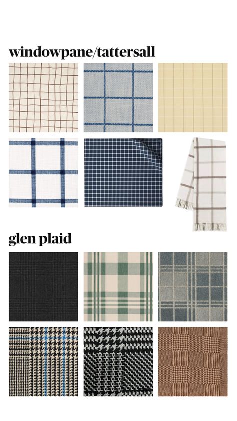 Glen Plaid, Plaid, Pattern