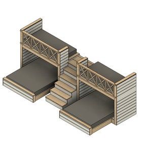 Bunk Bed With Stairs, Bunk Bed Plan, Bed With Stairs, Stair Plan, Bed Bunk, Bunk Bed Plans, Queen Bunk Beds, Loft Bed Plans, Double Bunk Beds