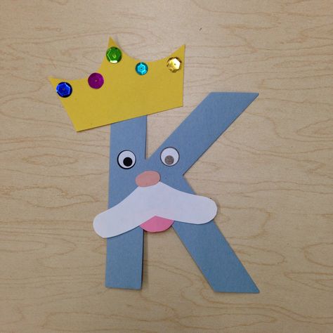 K is for king craft K For King Craft, K Is For King Craft, King Crafts For Preschoolers, King Craft Preschool, K Is For King Preschool Craft, K Crafts For Toddlers, K Crafts For Preschool, K Is For Craft, K Crafts For Preschoolers