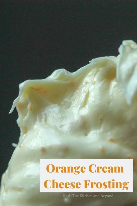 Orange Cream Cheese Frosting, Homemade Frosting Recipes, Orange Cream Cheese, Cheese Frosting Recipe, Frosting Recipes Easy, Cake Frosting Recipe, Cake Cream, Homemade Frosting, Cream Cheese Frosting Recipe