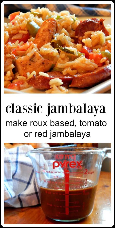 Jambalaya Recipe - Frugal Hausfrau Jambayla Recipe, Best Jambalaya Recipe, Jambalaya Recipes, Homemade Jambalaya, Jambalaya Recipe Easy, Cajun Jambalaya, Cajun Dishes, Cajun Creole Recipes, Jambalaya Recipe