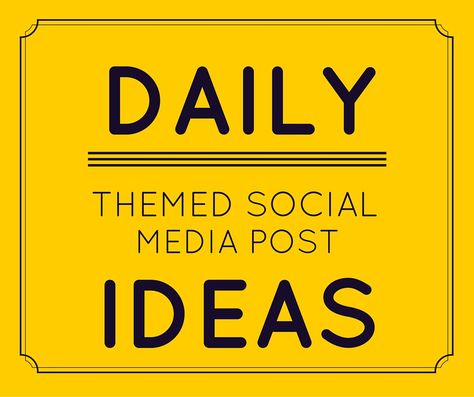 Ideas for Daily Themed Social Media Posts- @rebeccacoleman Pto Social Media Posts, Rebecca Coleman, Beachbody Coaching, Posting Ideas, Senegence Distributor, Social Media Post Ideas, Facebook Engagement, Social Media Help, Engagement Posts