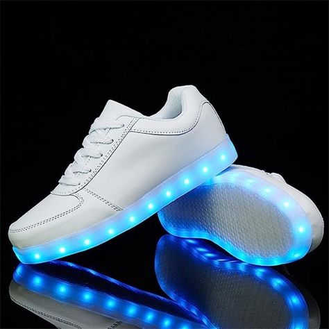 SANYES USB Charging Light Up Shoes Sports LED Shoes Dancing Sneakers Led Shoes Sneakers, Dance Shoes Hip Hop, Led Sneakers, Light Up Sneakers, Led Shoes, Shoe Ideas, Mens Trail Running Shoes, Light Up Shoes, Lit Shoes