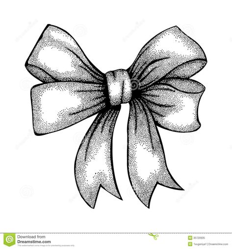 Ribbon Bow Drawing | Beautiful ribbon tied in a bow. Freehand drawing in graphic style pen ... Tattoo Lace, How To Draw Ribbon, Tie Drawing, Bow Drawing, Christmas Sketch, Bow Clipart, Bow Tattoo, Doodle Ideas, Beautiful Sketches