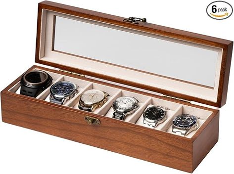 Wood Watch Box, Mens Watch Box, Watch Display, Box Organizer, Display Storage, Wooden Watch, Wooden Jewelry Boxes, Watch Box, Display Boxes