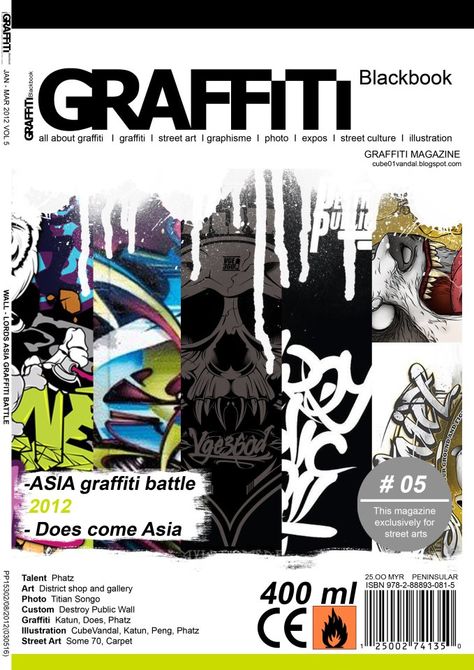 graffiti magazine Graffiti Event Poster, Graffiti Magazine Layout, Graffiti Website, Graffiti Layout, Graffiti Poster Design, Magazine Covers Design, Design Layout Magazine, Graffiti Magazine, Street Magazine