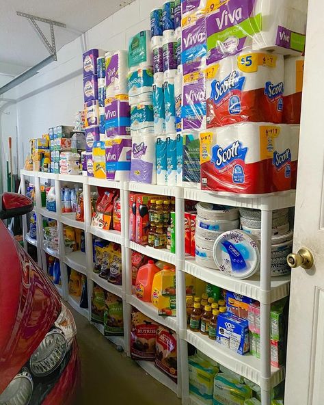 Stockpile. #Coupon #Couponing #couponmania #Stockpile #Stockpiling Home Stockpile, Extreme Couponing Stockpile Storage, Stock Pile Storage, Bulk Storage Ideas, Preppers Pantry Stockpile, Coupon Stockpile Organization, Stock Pile Organization, Stockpile Organization, Couponing Stockpile