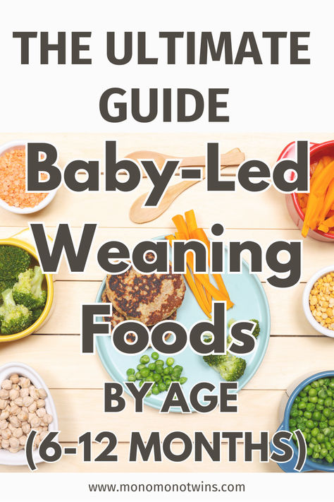 The Ultimate Guide to Baby-Led Weaning Foods by Age Baby First Foods 6 Months, Baby Leading Weaning 6 Months, Baby Led Weaning 9 Months, Baby Led Weaning First Foods 6 Months, First Foods For Baby, Baby Led Weaning First Foods, Weaning Foods, First Foods, Baby Led Weaning Recipes