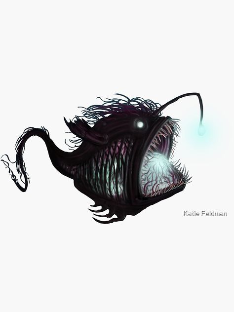 Angler Fish Character, Fish Character, Angler Fish, Horror Art, Halloween Pumpkin, Visual Arts, Design Inspo, Halloween Pumpkins, Vikings