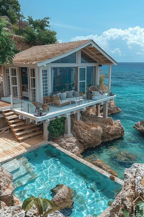 Maldives House On Water, Maldives House, House On Water, Water House, Dream Beach Houses, Dream Life House, Pool Chemicals, Dream House Rooms, Pool Supplies