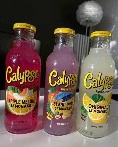 Calypso Lemonade Aesthetic, Calypso Drink, Calypso Aesthetic, Calypso Lemonade, Drinks Aesthetic, Art Random, Soul Food Dinner, Smoothie Drink Recipes, Junk Food Snacks