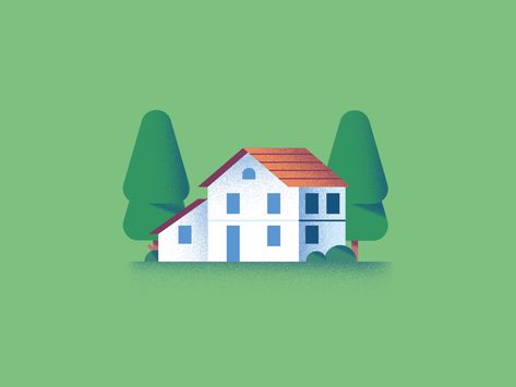 House by Daniele Simonelli on Dribbble Learning Inspiration, House Images, Building Illustration, Smart Mirror, Web Banners, House Illustration, House Vector, Web Graphics, Global Design