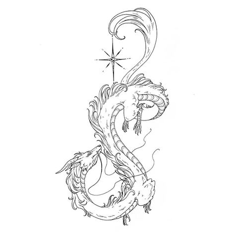 Haku Tattoo, Haku Dragon, Small Dragon Tattoos, Ghibli Tattoo, Tattoo Templates, Cute Small Tattoos, Dark Art Tattoo, Dragon Tattoo Designs, Tattoo Feminina