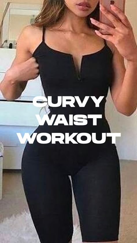 How To Shape Body Fitness, Workouts To Get Curvy Waist, Curvy Shape Workout, Curves Work Out Gym, How To Have A Curvy Waist, How To Get Curves Shape Exercise, Thick Waist Workout, Nice Waist Workout, Exercises For Curvy Waist