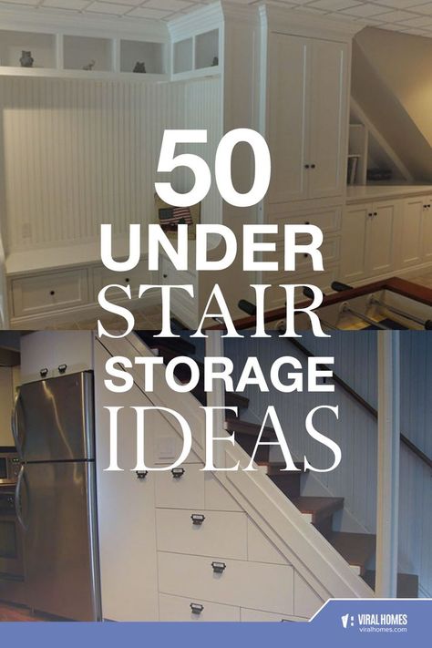 Looking for more storage space at home? Check out these ingenious under stair cabinets for ideas! Space Under Stairs Ideas Creative, Under Steps Storage, Under Basement Stairs, Shoe Storage Under Stairs, Ideas Under Stairs, Under Stairs Drawers, Shelves Under Stairs, Cabinet Under Stairs, Under Stairs Ideas