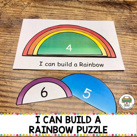 Rainbow Preschool Activities, Rainbow Crafts Preschool, Color Lesson Plans, Rainbow Preschool, Preschool Rainbow, Rainbow Lessons, Folder Activities, Color Lessons, Rainbow Activities