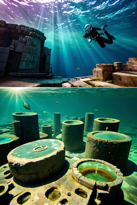 Complete guide to Yonaguni Island's underwater ruins! ✨ Explore surreal, nanoscale landscapes with advanced camera settings and visual effects. Discover how Yonaguni inspires future beauty trends, blending nature and art. Get inspired for your next underwater adventure or artistic project! #UnderwaterRuins #Yonaguni #FutureBeautyTrends #HomeBliss #UnderwaterPhotography Underwater Ruins, Underwater Landscape, Light Scattering, Multi Pattern, Camera Settings, Underwater Photography, The Unknown, Visual Effects, Beauty Trends