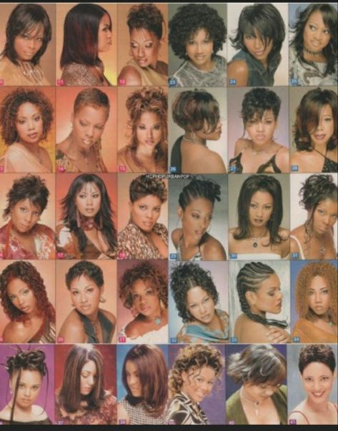 Hairstyle Poster, Throwback Hairstyles, Black Hair History, Max Core, 2000s Hairstyles, Hair History, Black Hair Magazine, 90’s Hairstyles, Rich Style