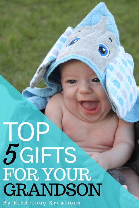 Looking for unique baby shower gifts for boys for that new grandson? Here are 5 newborn baby boy gift ideas that mom will appreciate and baby will love. Is your grandson a toddler already? This blog gives suggestions for some toddler boy gift ideas as well. For more gift giving ideas for boys, visit kidderbugkreations.com/blog. #kidderbugkreations #handcrafted #giftidea #personalized #customgifts #giftideas #babyshower Personalized Baby Shower Gifts For Boys, Unique Baby Gifts For Boys, Baby Boy Gift Ideas Newborn, Personalized Baby Gifts Boy, Baby Boy Diy Gifts, Gifts For Newborn Baby Boy, Baby Boy Gifts Ideas, Baby Shower Gift Ideas For Boys, Newborn Boy Gifts