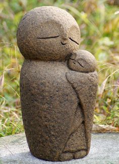 Little Buddha, Art Pierre, Stone Statue, Handmade Statue, Asian Garden, Sculptures Céramiques, Pottery Sculpture, Garden Statues, Stone Carving