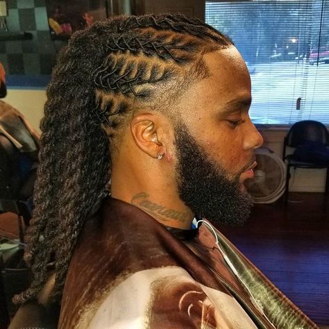 Male Locs, Men Dreads, Style Locs, Mens Dreadlock Styles, Cornrow Styles For Men, Dreadlocks Styles, Dread Hairstyles For Men, Mens Dreads, Dread Styles