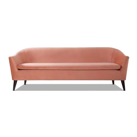 Jennifer Taylor Home Jennifer Taylor Home Lia Mid-Century Modern Sofa, Peach Orange Velvet in the Couches, Sofas & Loveseats department at Lowes.com Peach Sofa, Tight Back Sofa, Tuxedo Sofa, Blue Velvet Sofa, Modern Brands, Jennifer Taylor, Mid Century Modern Sofa, Modern Upholstery, Orange Velvet