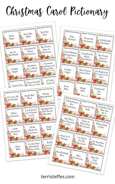 Christmas Pictionary, Christmas Carol Game, Fun Family Christmas Games, Christmas Word Scramble, Christmas Gift Exchange Games, Bingo Games For Kids, Christmas Youth, Xmas Games, Gift Exchange Games