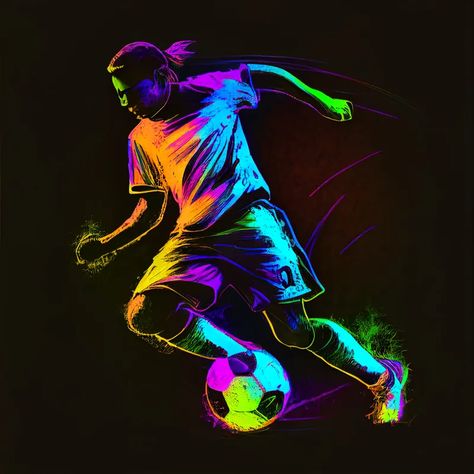 Free Neon Football Player Image Neon Football, Football Players Images, Play Money, Sport Player, Football Player, Book Making, Graphic Image, Soccer Ball, Sport Event