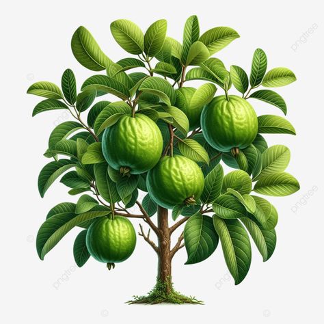 guava tree and fruits leaf guava tree and fruits leaf guava fruits png Guava Tree, Guava Leaves, Guava Fruit, Green News, Business Card Texture, Bountiful Harvest, Nature Painting, Transparent Image, Soil Improvement