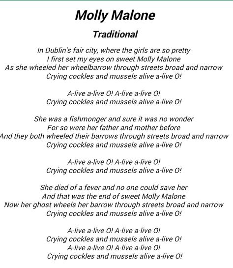 My grandmother would sing this to me at night. I don't remember the part about the ghost though... Irish Song Lyrics, Folk Song Lyrics, Lullaby Lyrics, Irish Folk Songs, Irish Folk, Eclectic Music, Irish Songs, Hymn Music, Kindergarten Songs