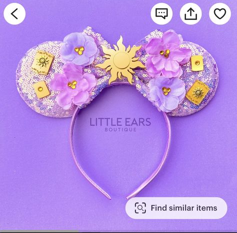 Tangled Ears, Rapunzel Ears, Tangled Lanterns, Disney Bows, Rapunzel Tangled, Rapunzel Hair, Band Kid, Flower Ear, Baby Flower