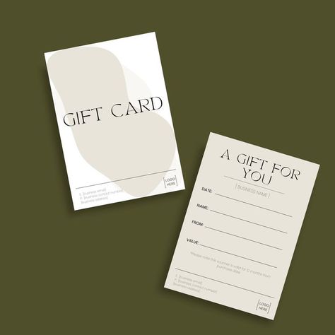 Grab your gifr cards now gurls !! We love free shoppin’ 🛍️✨🫶🏽💘 Modern Gift Certificate Design, Giftcard Voucher Design, Gift Voucher Design Ideas, Sculpture Dress, Massage Gift Card, Gift Card Ideas, Salon Gift Card, Gift Card Presentation, Gift Voucher Design