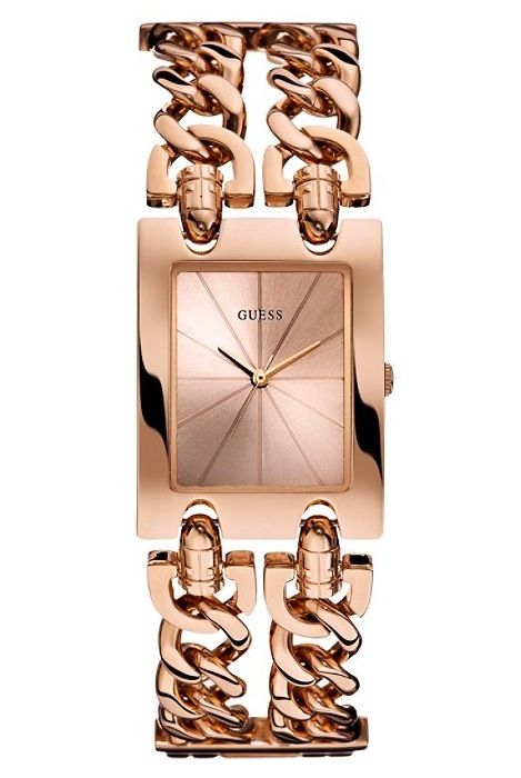 Guess. ROSE GOLD-TONE MOD HEAVY METAL Watch Watches Michael Kors, Guess Watches, Woman Watches, Golden Watch, Time Is Of The Essence, Double Chain Bracelet, Guess Jewelry, Guess Women, Star Light Star Bright