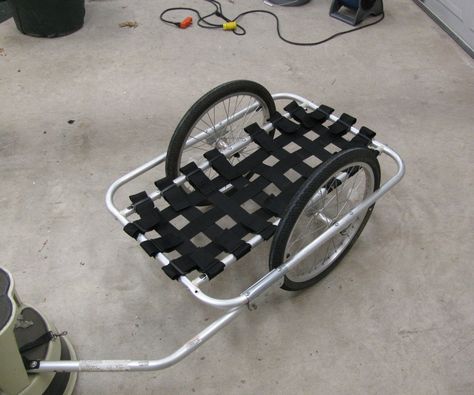 Diy Bicycle, Bicycle Cargo Trailer, Bike Cargo Trailer, Bike Hacks, Bike Cart, Mountain Bike Handlebars, Bicycle Trailer, Fixed Gear Bicycle, Fixed Bike