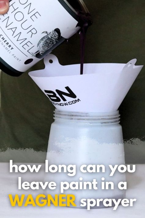 How Long Can You Leave Paint in A Wagner Sprayer Best Paint For Wood, Wagner Paint Sprayer, Spray Chalk, Best Paint Sprayer, Heirloom Traditions Paint, Using A Paint Sprayer, Laminate Furniture, Leftover Paint, Paint Remover