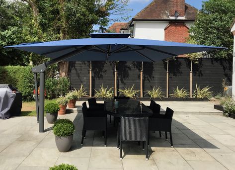 Large Garden Parasols & Giant Commercial Umbrellas Large Garden Parasols, Large Umbrella For Patio, Parasol Decor, Large Outdoor Umbrella, Deck Umbrella, Big Umbrella, Large Patio Umbrellas, Commercial Umbrellas, Pool Umbrellas