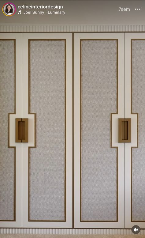 Vintage Wardrobe Design, Upholstered Wardrobe, Unique Wardrobe Door Designs, Classical Wardrobe, Wardrobe Shutter Design, Wardrobe Design Modern, Creative Closets, Wardrobe Door Designs, Luxury Closets Design