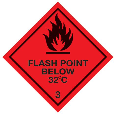 Flash Point Below 32 Degrees C Diamond Label Hazard Signs Symbols, Safety Signs And Symbols Construction, Construction Warning Signs, Fire Extinguisher Signage, Electrical Hazard Sign, Flash Point, Parking Solutions, Card Printer, Label Marker