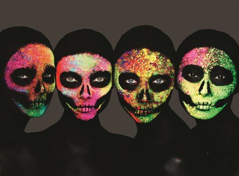 Rankin Photography, John Rankin, Makeup Brushes Real Techniques, Uv Makeup, Real Techniques Brushes, Glitter Photography, Painted Faces, Sugar Skull Makeup, Best Makeup Brushes