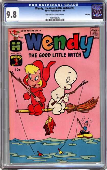 Casper And Wendy, Ghost Comic, Harvey Comics, Right In The Childhood, Nerd Games, Old Comic Books, Monster Squad, Casper The Friendly Ghost, Cover Illustration