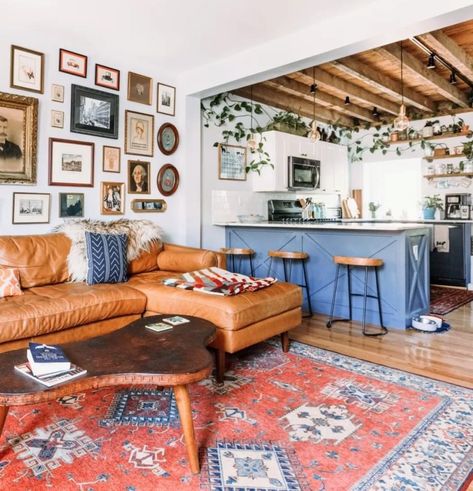 Dark Green Living Room, Urban Outfitters Home, Above Couch, Edwardian House, New Orleans Homes, Kitchen Ceiling, Exposed Beams, Loft Spaces, Chickens Backyard